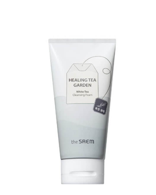 The Saem Healing Tea Garden White Tea – Espuma Limpiadora Facial de Té Blanco