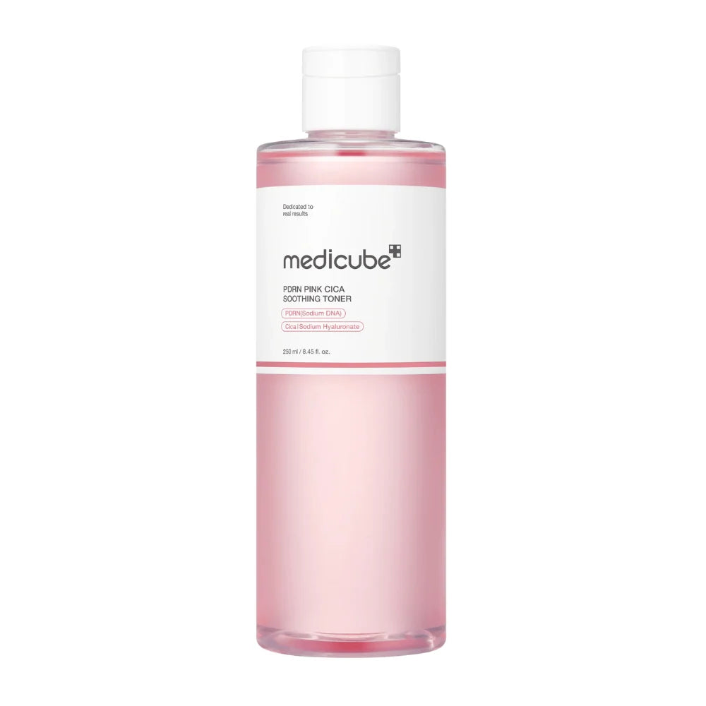 Medicube PDRN Pink Cica Soothing Toner – Tónico Facial Calmante e Hidratante con PDRN y Centella Asiática 250 ml