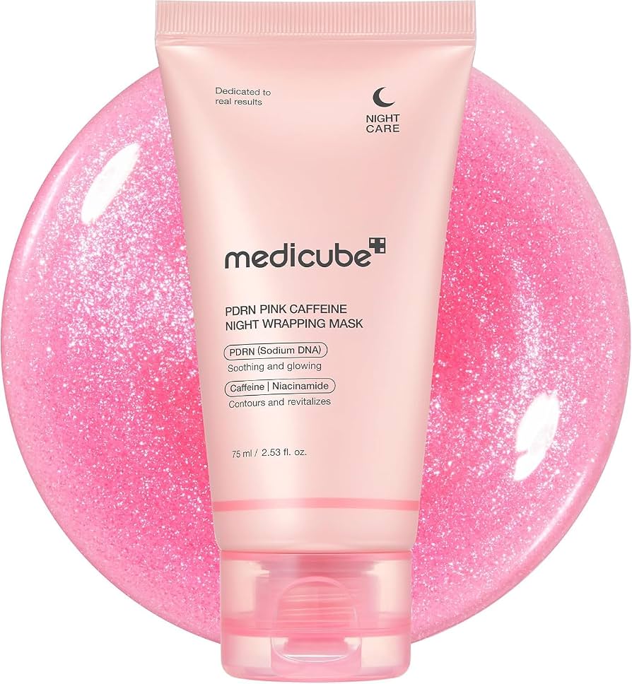 Mascarilla Nocturna PDRN Pink Caffeine Night Wrapping Mask - Medicube (75 ml)