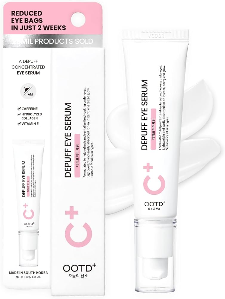 Sérum Contorno de Ojos Depuff Eye Serum - OOTD (Cafeína, Colágeno y Vitamina E) 30g