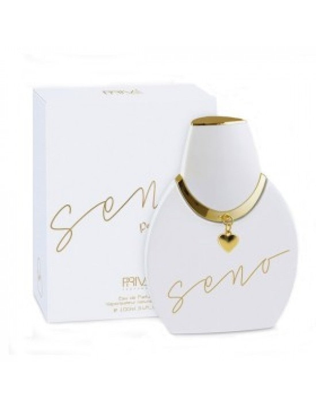 Perfume Seno Emper con notas de coco, vainilla, jazmín, haba tonka y ámbar