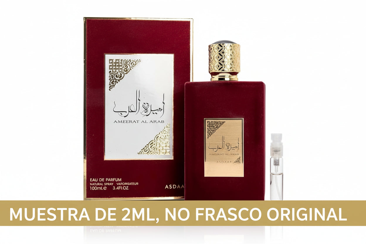 Muestras Perfumes Árabes 2ml (Elige tu aroma)