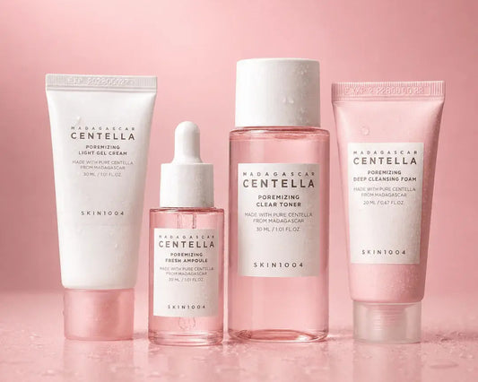 SKIN1004 Madagascar Centella Poremizing Travel Kit – Kit Facial Coreano para Poros y Piel Grasa