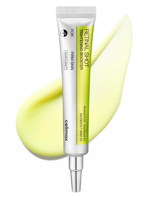 Celimax Retinal Shot Tightening Booster 15 ml – Tratamiento Antiedad con Retinal para Arrugas y Firmeza
