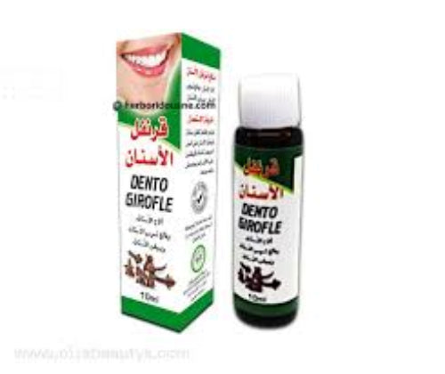Aceite de clavo dental 10 ml para alivio natural de dolor de muelas, encías sensibles y cuidado bucal