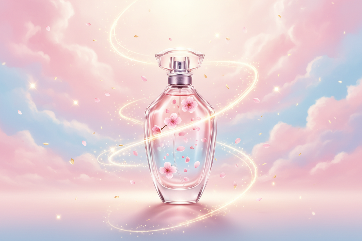 Banner perfume elegante
