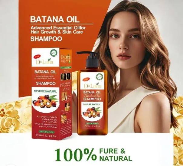 Champú Árabe con Aceite de Batana Dr. Lana – Reparación, Crecimiento y Brillo