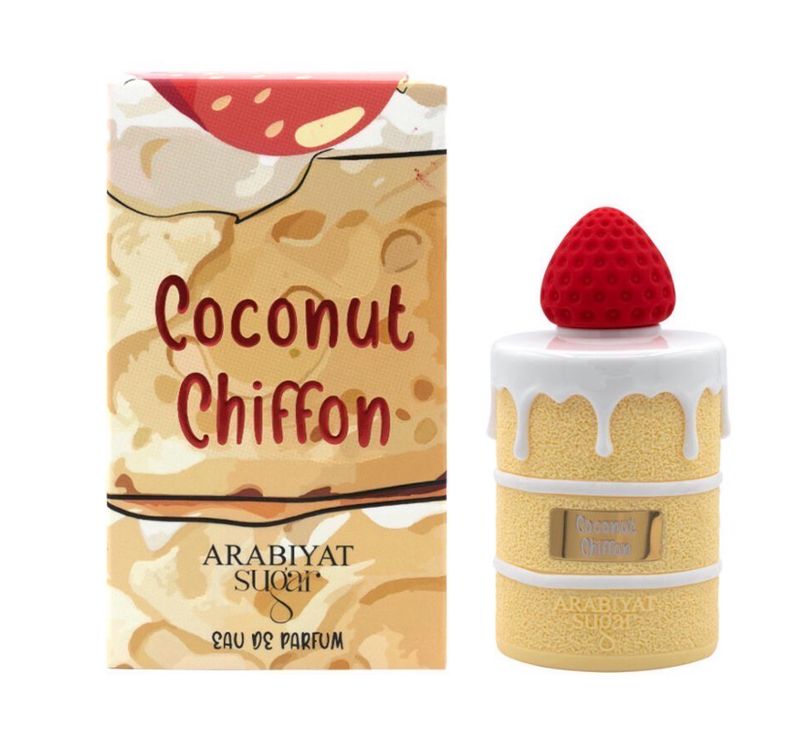 Perfume Coconut Chiffon Arabiyat Sugar 100 ml fragancia dulce de coco y vainilla unisex