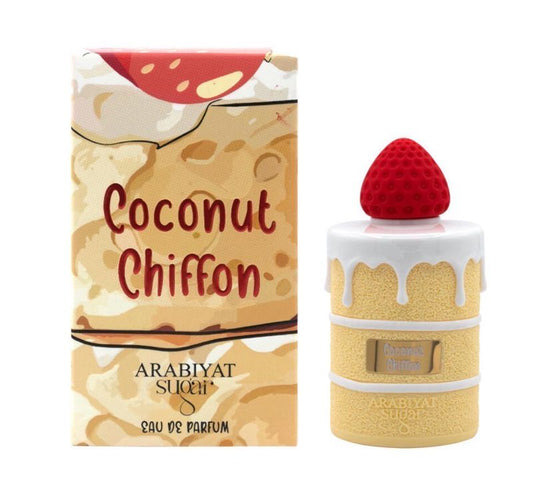 Perfume Coconut Chiffon Arabiyat Sugar 100 ml fragancia dulce de coco y vainilla unisex