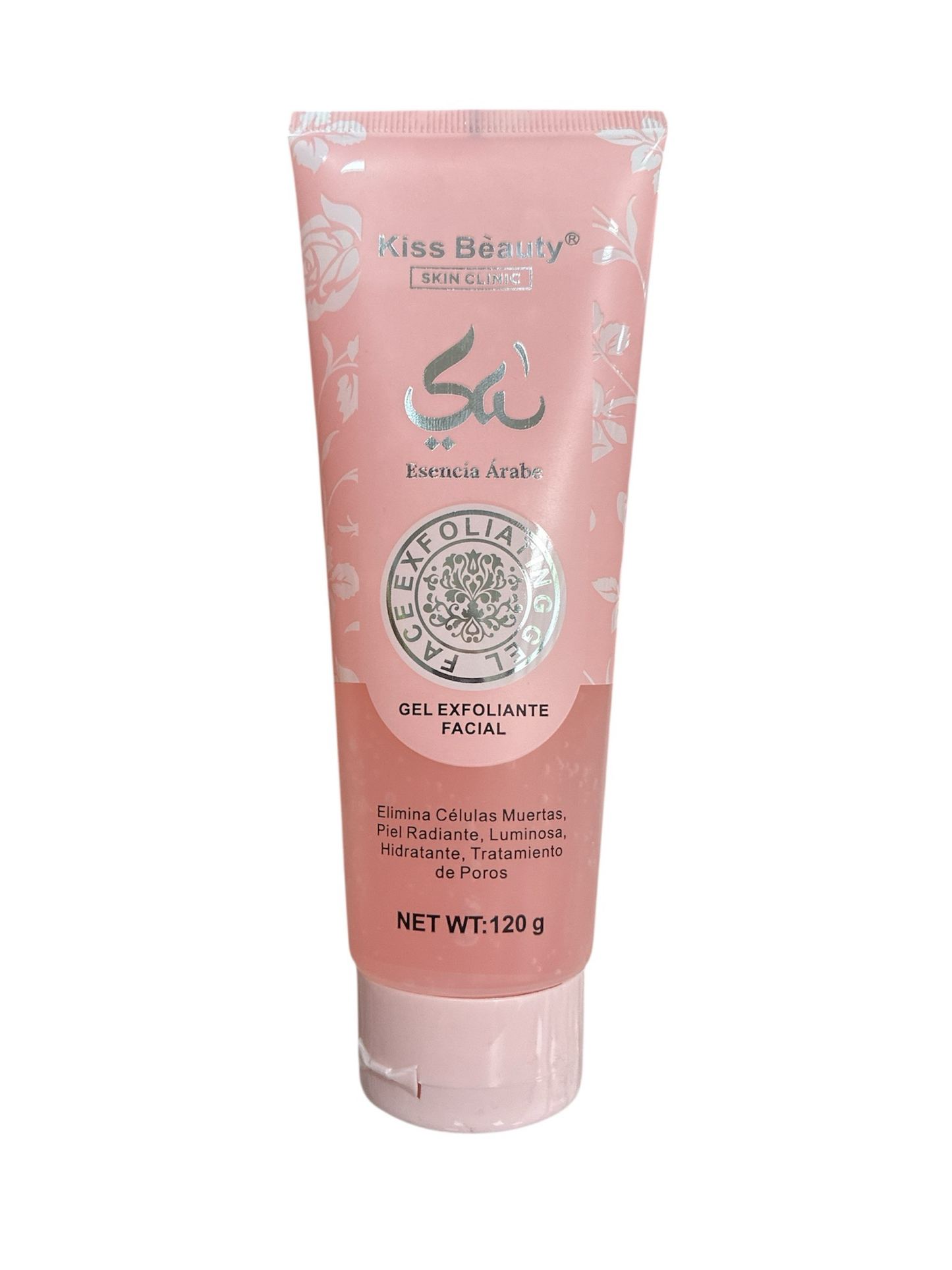 Gel exfoliante facial Yara Rosa Kiss Beauty – elimina impurezas y células muertas