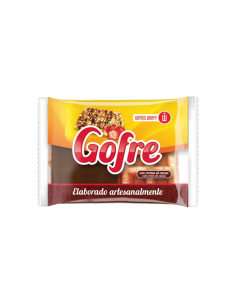 Gofre con sobre de chocolate para añadir por encima 140 g