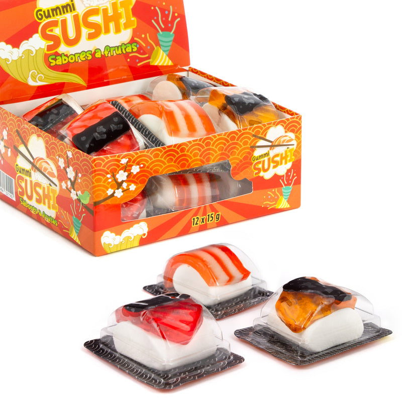 Gummi Sushi Surtido unidad golosina divertida