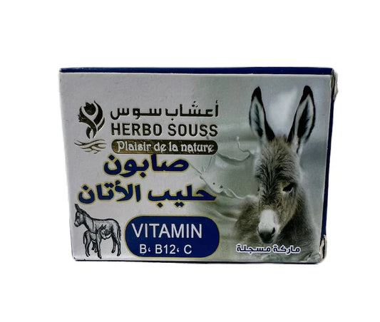 Jabón árabe de leche de burra para limpieza suave, hidratación y cuidado de la piel