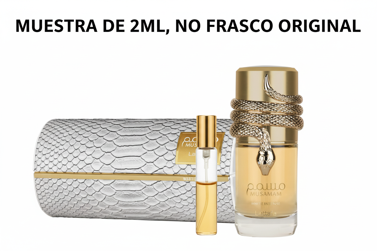Perfume árabe unisex Lattafa Musamam White Intense 100ml