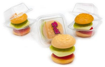 Mini burguer Fini gominola en forma de hamburguesa sabor frutal