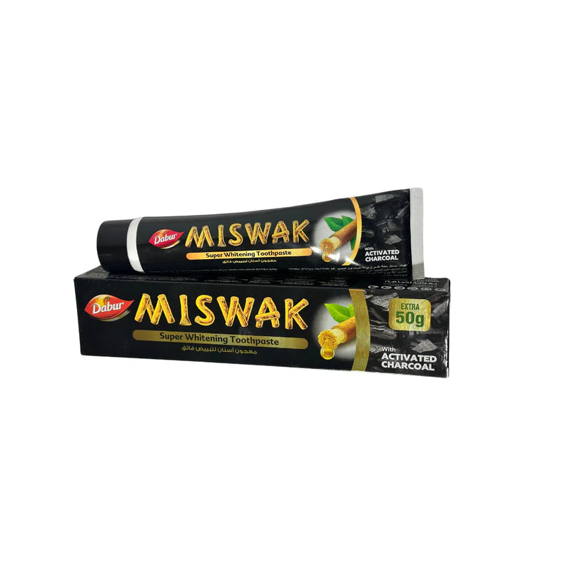 Pasta de Dientes Árabe Miswak Carbón Activo 120g + 50g