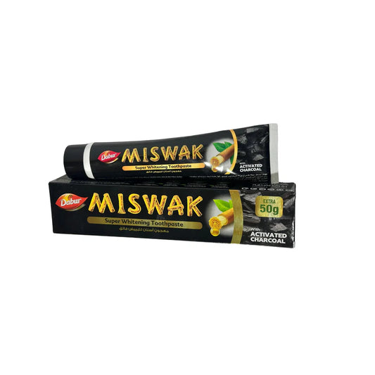 Pasta de Dientes Árabe Miswak Carbón Activo 120g + 50g