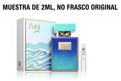 Perfume árabe unisex Paris Corner Zahi frasco original