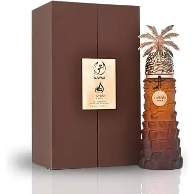 Perfume Ajwaa Lattafa Pride 90 ml fragancia oriental dulce con dátiles e incienso unisex