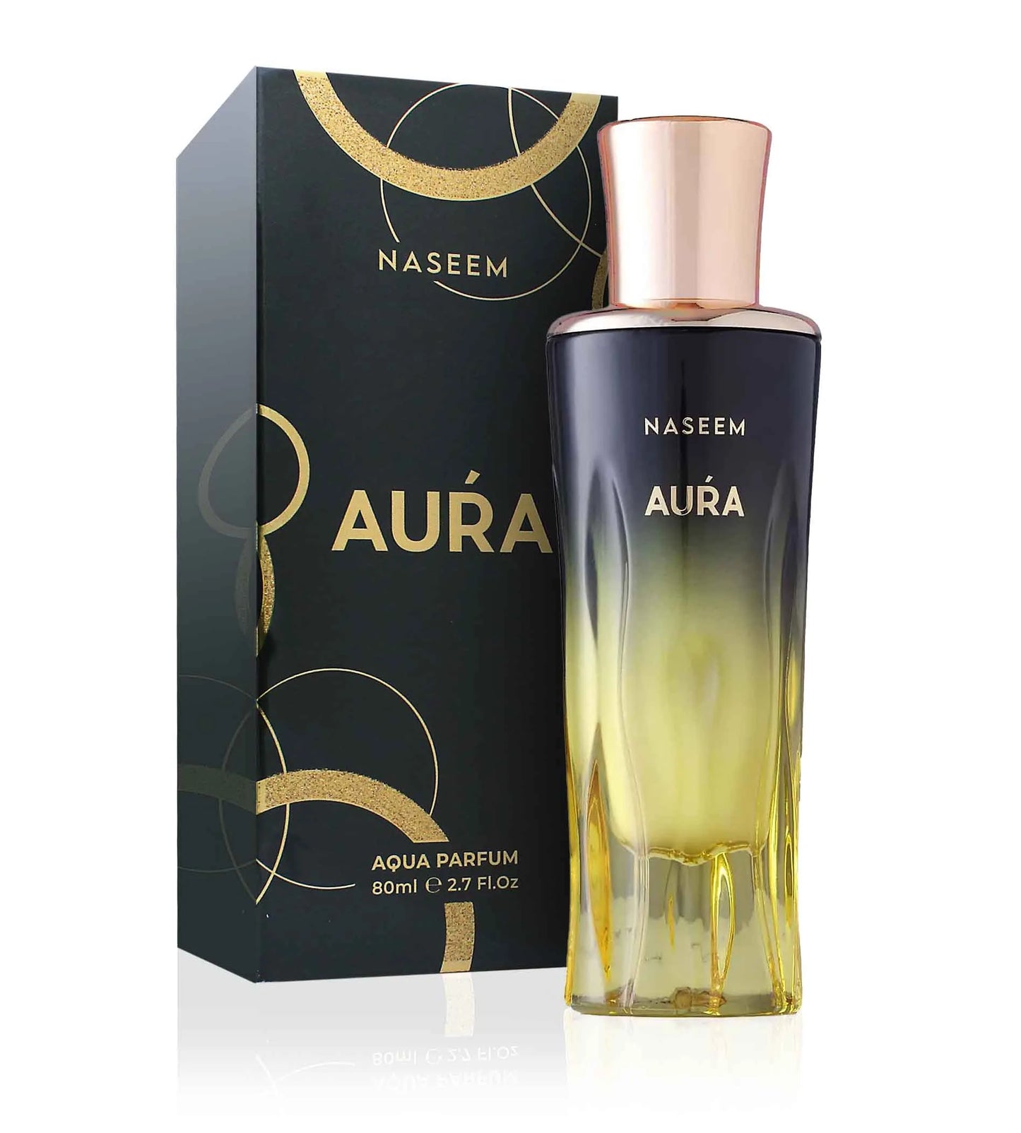 Perfume Aura Naseem sin alcohol con notas de bergamota, azafrán, jazmín, ámbar y sándalo
