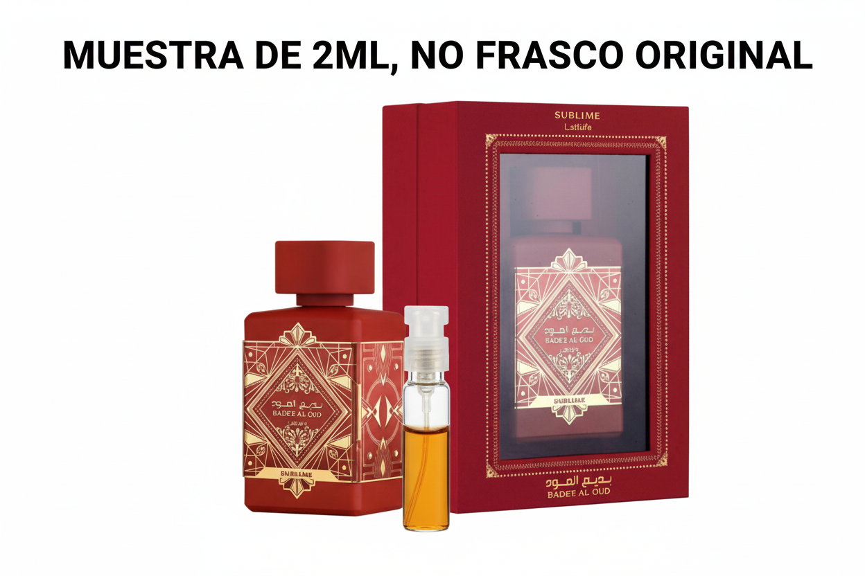 Muestras Perfumes Árabes 2ml (Elige tu aroma)
