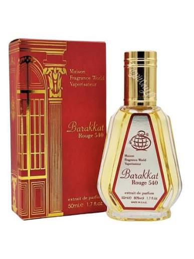 Perfume Barakkat Rouge 540 Extrait 50 ml de Fragrance World unisex