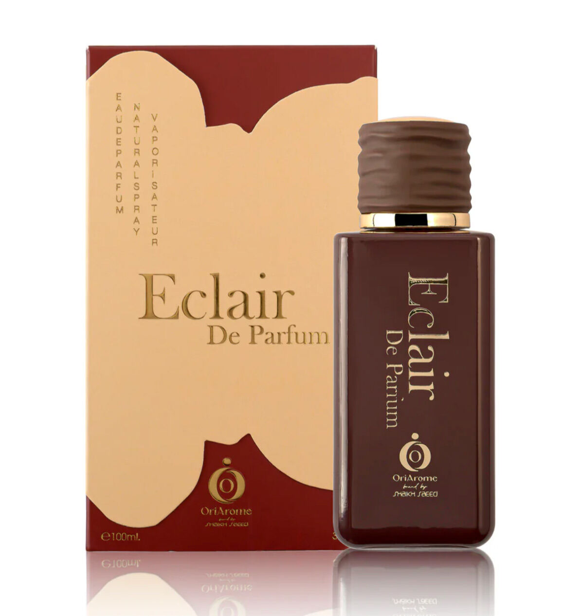 Perfume Eclair OriArome con notas de café, toffee, vainilla, leche y haba tonka