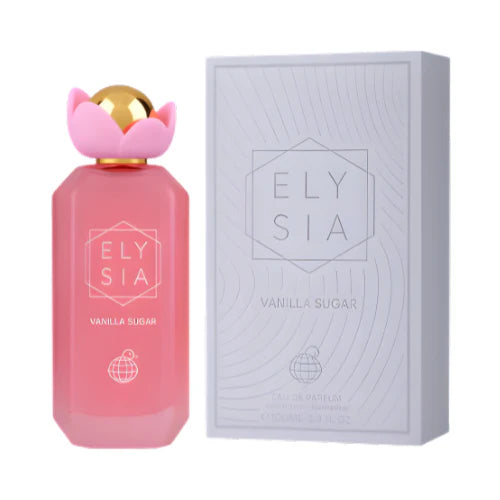 Perfume Elysia Vanilla Sugar Fragrance World con notas de vainilla, marshmallow, caramelo y azúcar