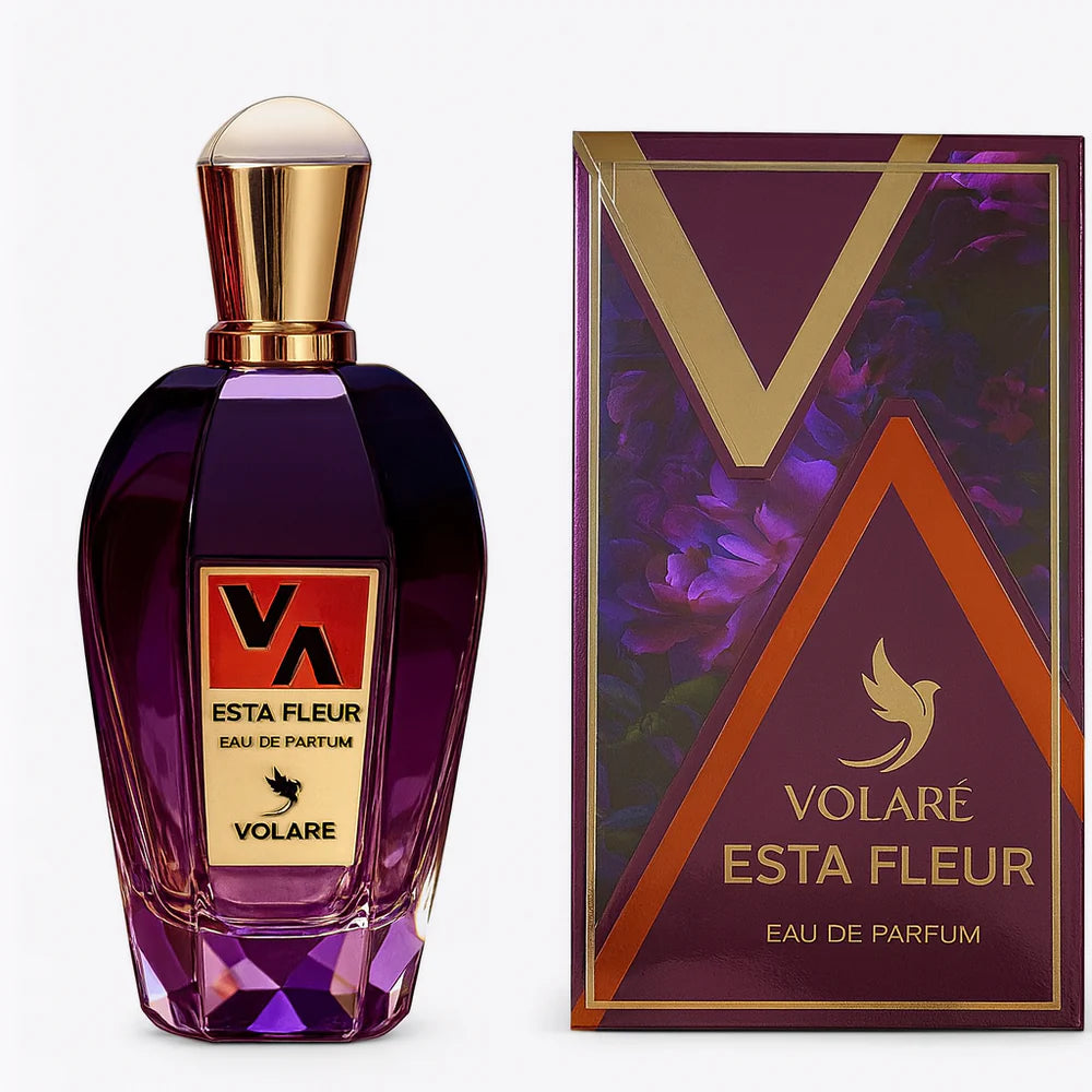 Perfume Esta Fleur Volaré con notas de piña, mandarina, jazmín y vainilla