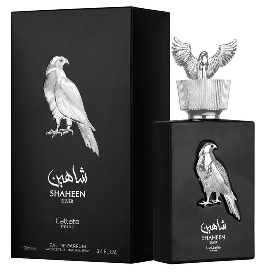 Perfume árabe Shaheen Silver de Lattafa Pride