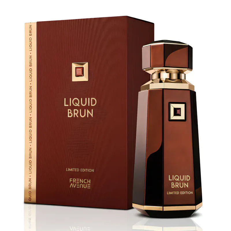 Perfume Liquid Brun French Avenue con notas de vainilla Bourbon, canela, praliné y ambroxan