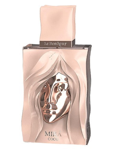 Perfume Mira Coco Le Bonheur con notas de piña, caramelo, vainilla y sándalo