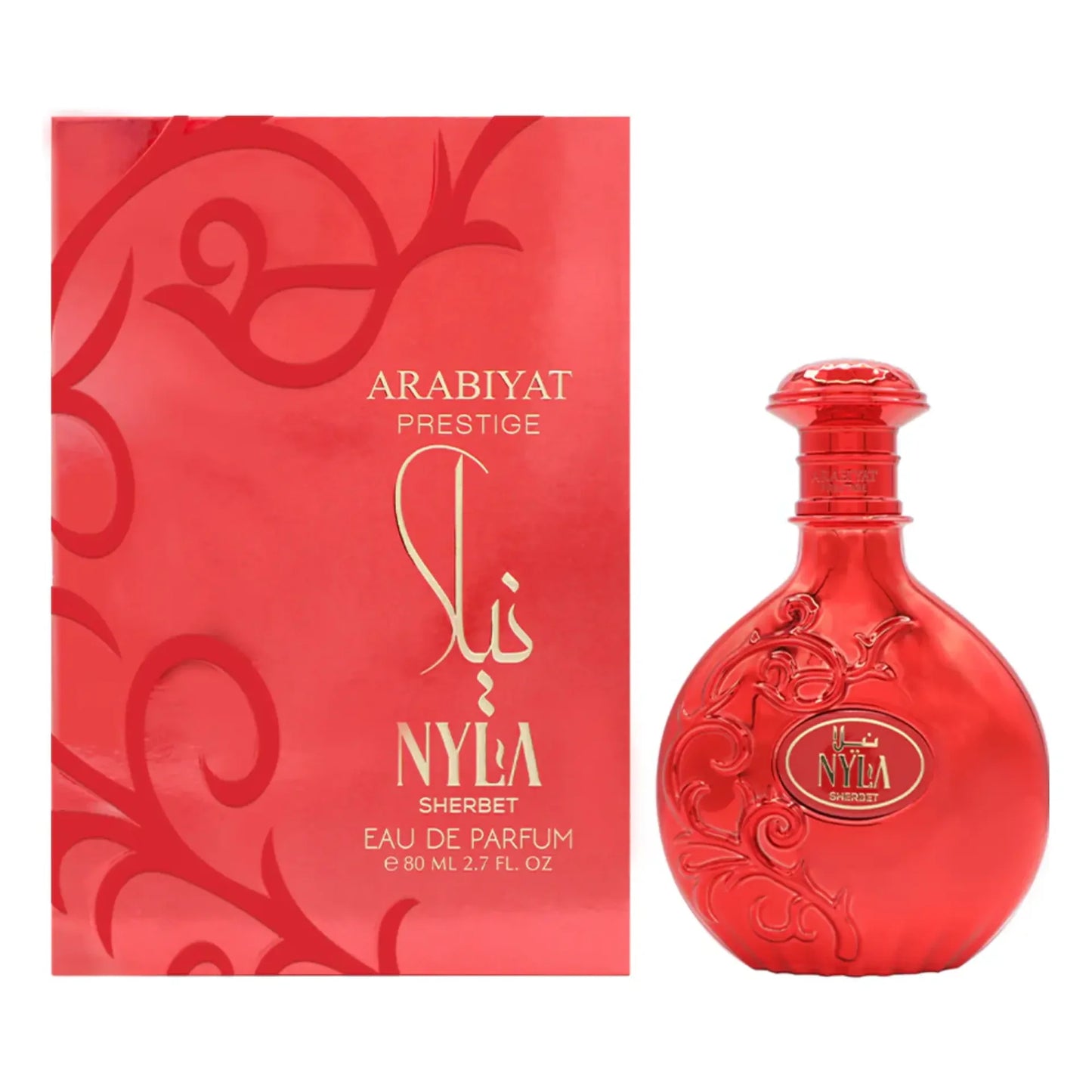 Perfume unisex Nyla Sherbet Arabiyat Prestige 100 ml con notas dulces, cítricas y vainilla