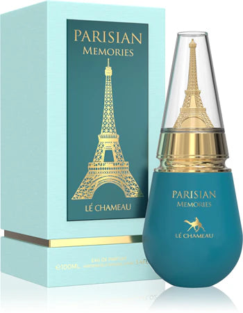 Perfume Parisian Memories de Le Chameau con notas de bergamota, naranja, vainilla, pera, almizcle y ámbar