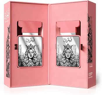 Perfume Qamarain For Her de Amaran 100 ml con frasco dividido imantado y aroma tropical, dulce y avainillado
