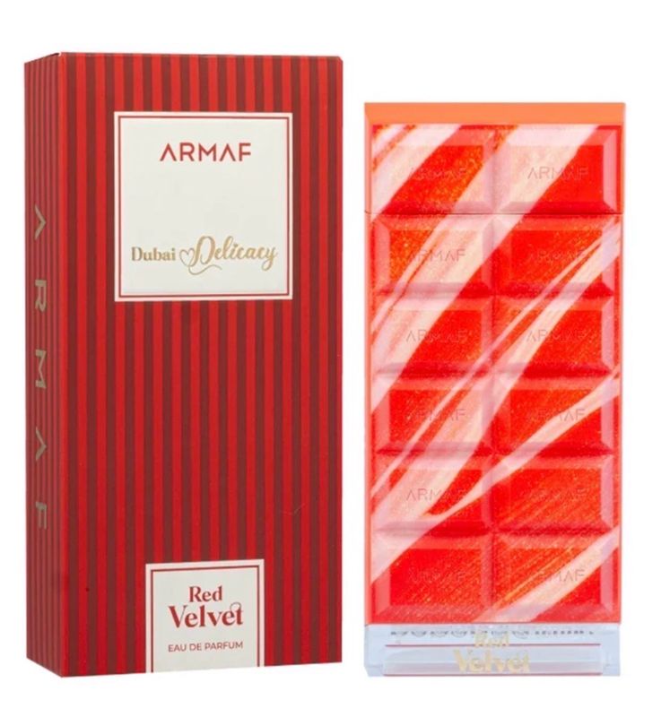 Perfume unisex Red Velvet Armaf 70 ml con notas de fresa, nata montada y vainilla