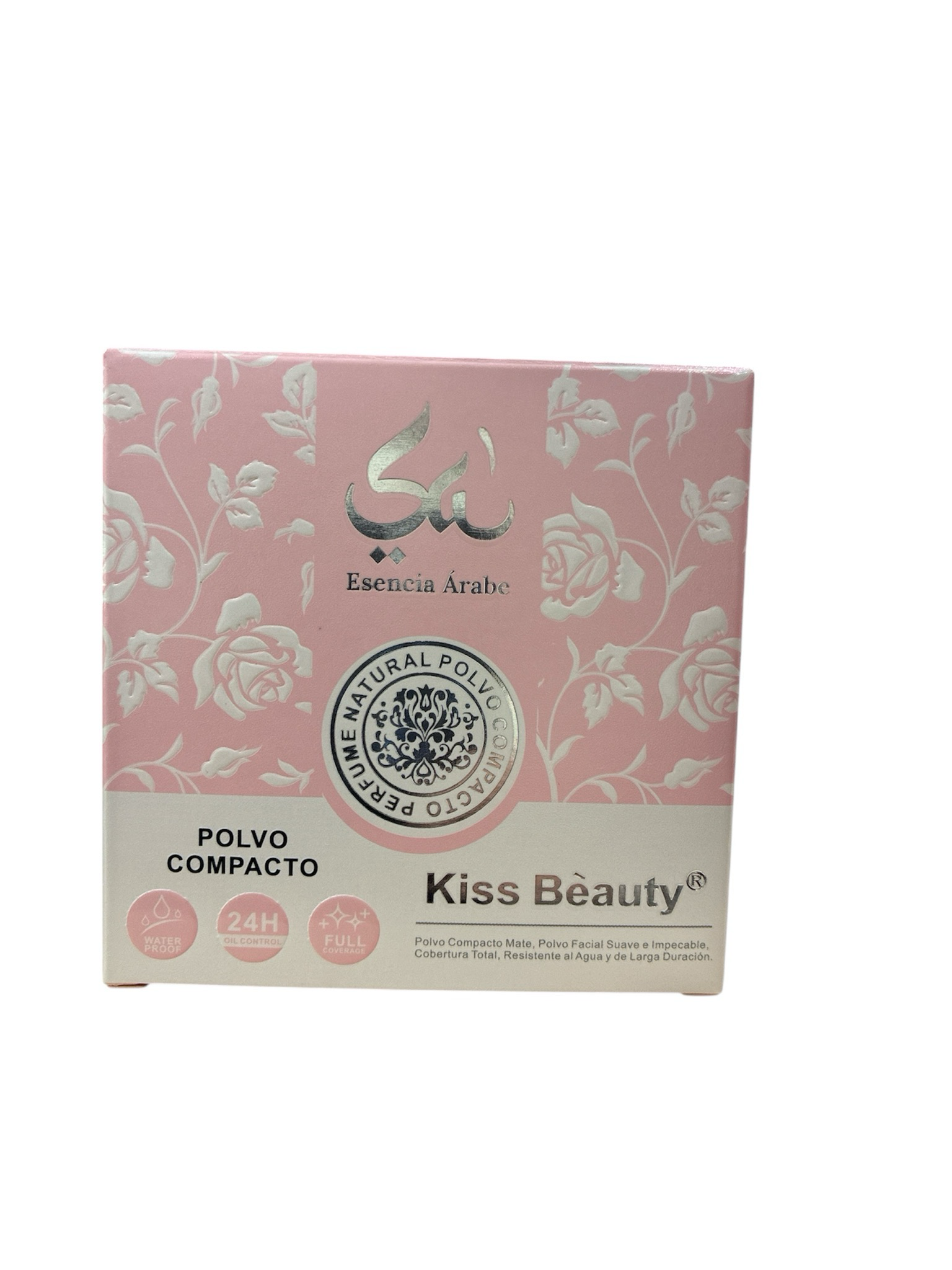 Polvos compactos Yara Kiss Beauty – acabado mate, control de brillo y aroma floral